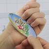The Wizard of Oz Ruby Slippers Logo Double-Sided Oval Nail File Emery Board Set 4 Pack view 2