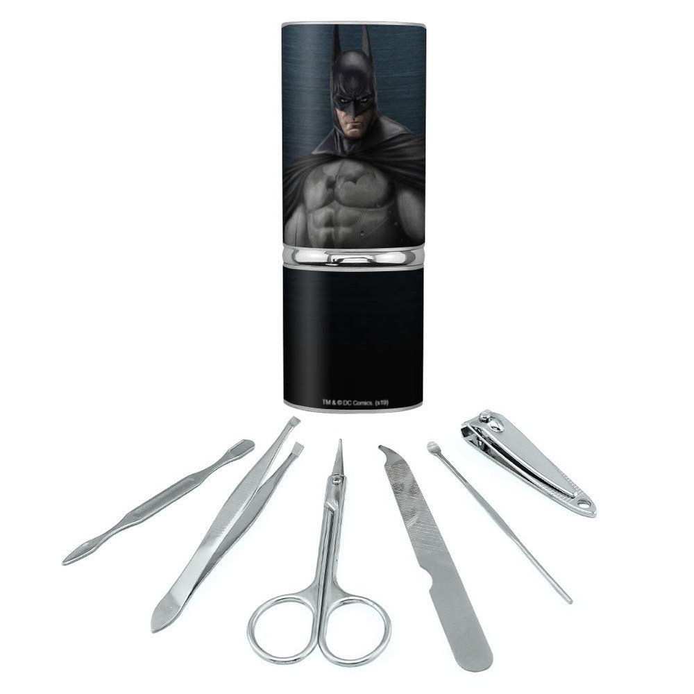 Batman Arkham Asylum Video Game Stainless Steel Manicure Pedicure Grooming Beauty Care Travel Kit
