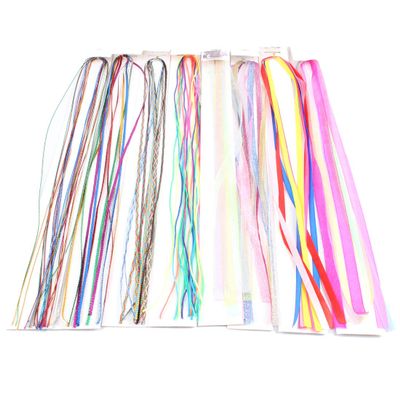 Riyang Pack of 8 Packs Women's Hair Rope for Braiding DIY Hair Styling Accessories 90cm 35cm 8 Styles