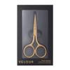 Velour Too Sharp Lash Scissors - Gold Stainless Steel - Small Hair Scissors for Brows, False Lashes, and Facial Hair - Pointed and Sharp Tip Shape Cutter - Portable Beauty Tool view 1