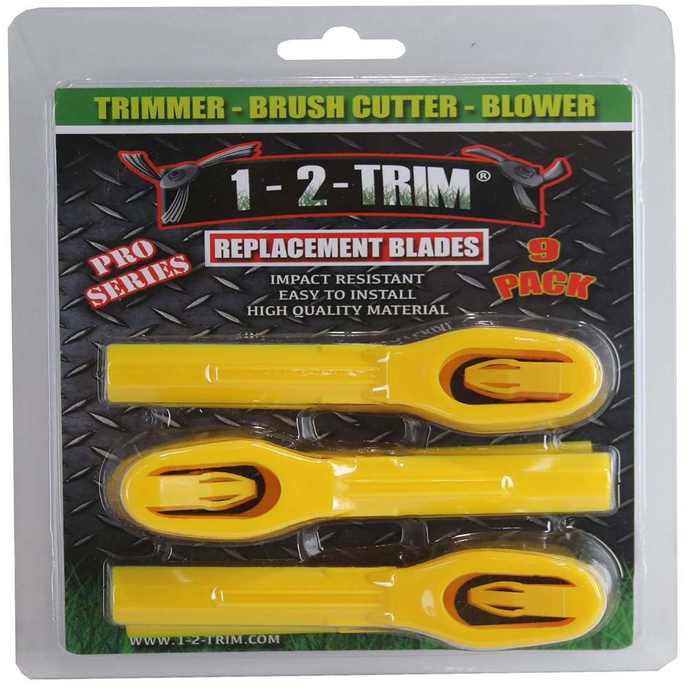 1-2-trim Pro Series Replacement Blades, 9 Piece