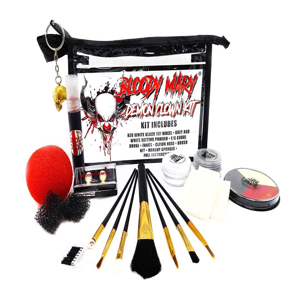 Bloody Mary's Demon Clown Kit Halloween Costume Cosplay Theater