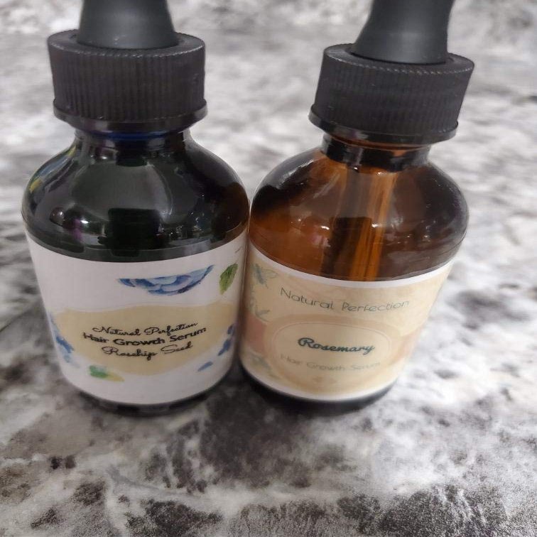 Natural Perfection Rosehip Seed & Rosemary Hair Growth Serum Combo
