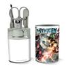 Aquaman Movie Aquaman vs Black Manta Stainless Steel Manicure Pedicure Grooming Beauty Care Travel Kit view 2