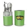Batman Classic TV Series Logo Stainless Steel Manicure Pedicure Grooming Beauty Care Travel Kit view 2