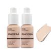 2 Pack Matte Oil Control Concealer Foundation Cream,PHOERA New 30ml Long Lasting Waterproof Matte Liquid Foundation (101 Porcelain) view 1