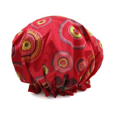 1 Pcs Waterproof Shower Cap for Women,Reusable Elastic Bath Cap for Girls Spa Home Use,Hotel and Hair Salon