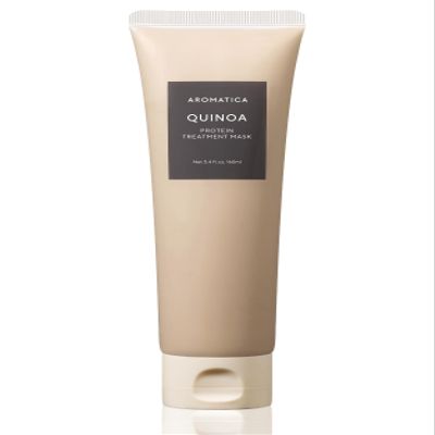 AROMATICA Quinoa Protein Hair Treatment, Silicone-free, Sulfate-free/Nourishes, Moisturizes, and Adds Shine (5.41oz / 160ml)