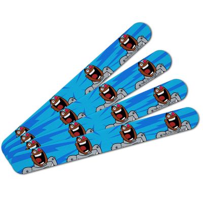 Teen Titans Go! Cyborg Double-Sided Nail File Emery Board Set 4 Pack