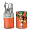 Aquaman Character Stainless Steel Manicure Pedicure Grooming Beauty Care Travel Kit view 2