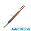 AAProTools 4Pcs Dual-Ended Nail Cuticle Pusher Stainless Steel Chameleon Cuticle Dead Remover Rainbow Finger Push Manicure Tools view 2