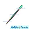 AAProTools 4Pcs Dual-Ended Nail Cuticle Pusher Stainless Steel Chameleon Cuticle Dead Remover Rainbow Finger Push Manicure Tools view 3