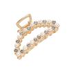 Stylish Sweet Hair Clip Shining Rhinestone Imitation Pearls Claw Clip Jaw Clamp Hairpins Bridal Wedding Woman Hair Accessories view 1