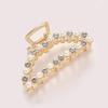 Stylish Sweet Hair Clip Shining Rhinestone Imitation Pearls Claw Clip Jaw Clamp Hairpins Bridal Wedding Woman Hair Accessories view 2