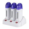 3 Station Roller Wax Warmer,Wax Warmer For Rolling,Waxing Roller, Cartridge Wax Depilatory Roller Warmer Heater Waxing Body Hair Removal Machine(#6) view 1