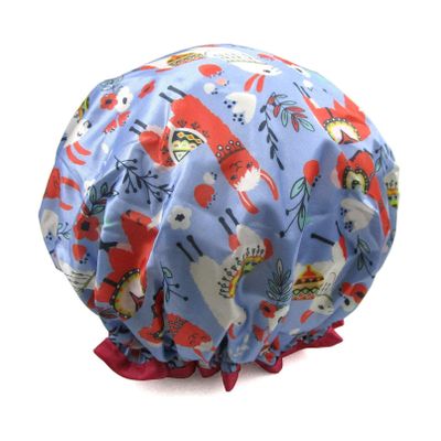 1 Pcs Waterproof Shower Cap for Women,Hair Treatment Bath Cap for Girls Spa Home Use,Travel and Hair Salon