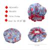 1 Pcs Waterproof Shower Cap for Women,Hair Treatment Bath Cap for Girls Spa Home Use,Travel and Hair Salon  view 4