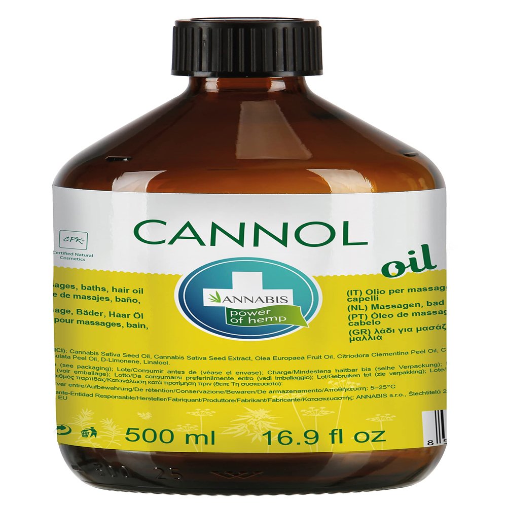 Annabis CANNOL Organic Vegan Hemp Oil  Hair & Skin Care  Joint & Muscle Relief