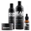 Beard Balm, Oil, Shampoo and Conditioner 4 Piece Beard Kit for Men - The 5 O'Clock Meeting (Orange Ylang Ylang) view 1