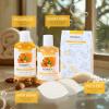 Bath Spa Gift Basket, Bath & Body Gift Set for Women & Men, Includes Shower Gel, Bubble Bath, Bath Salt, Bath Sponge, Spa Gift Box for Mother's Day, Birthday, Wedding, Honey & Almond 8pcs view 3