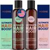 Moerie Volumizing Shampoo and Conditioner for Hair Loss - Thickening Products with Ingredients of Natural Origin - Over 100 Active Ingredients for Thick, Long, Luscious Hair, 2 X 8.45 Fl Oz view 1
