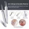 DUcare Blackhead Extractor Tool for Face,Blackhead Remover Tool, Pimple Popper Tool Kit, Extractor Tool for Comedone Zit Acne Whitehead Blemish, Stainless Steel Extraction Tools view 4