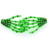 10Pcs Skeleton Hands Hair Clips Punk Style 3" Halloween Party Hair dress Accessories, Green view 4