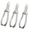 AAProTools 3 Pieces Toe Nail Nipper Clipper Cutter Stainless Steel Barrel Spring 5.5" view 1