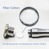 100 Pcs Cotton Filter, Replacement Filter Cotton, 7 Different Diameters Sponge Filter for Various Kinds of Beauty Machine Peeling Machine Facial Vacuum Filters Accesories Comedo Suction view 4