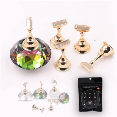 Nail Tips Stand Holder, Magnetic Nail Tip Practice Stand Nail Tips Stand Nail Art Equipment Stand Salon Diy Manicure For Nail Art Equipment 4 Types Practice (Type3)