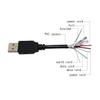 AFKT USB Charging Cable PC Charger Power Cord for Wahl 79600-2101 97581-405 9854-600 9854l 9867 9876l 9854l 9867 9876l S003hu0420060 S004mu0400090 9854-600 91822-200 Beard Stubble Trimmer Shaver view 3