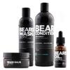 Beard Balm, Oil, Shampoo and Conditioner 4 Piece Beard Kit for Men - The Force (Bergamot Grapefruit) view 1