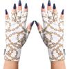 ManiGlovz - The Original UPF 50+ UV Light Protective Nail Gloves | Gel Manicure Gloves and Anti UV Fingerless Gloves for Women | Can be Used as Sun Protection Gloves for Driving | The Vogue Print view 1