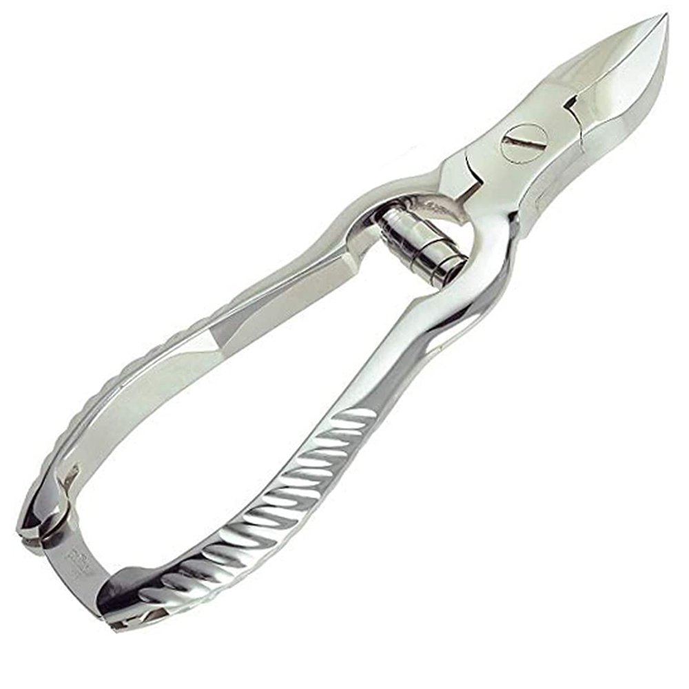 AAProTools Barrel Spring Toenail Clipper, Professional Stainless Steel Toe Finger Cuticle Nipper Manicure Chiropody Cutter for Thick and Ingrown Toenails