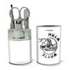 Riverdale The Whyte Wyrm Stainless Steel Manicure Pedicure Grooming Beauty Care Travel Kit view 2