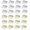 30pcs 10 Teeth Hair Combs Metal Wedding Veil Hair Combs Pins Clips for DIY Jewelry Making Crafts view 1