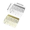 30pcs 10 Teeth Hair Combs Metal Wedding Veil Hair Combs Pins Clips for DIY Jewelry Making Crafts view 2