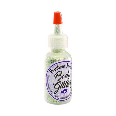 Art Factory Rainbow Jewel Body Glitter - Jade.5 oz Poofer Bottle, Safe, Cosmetic Grade, Loose Opaque Polyester Glitter, Great for Face Painting, Henna Tattoo Design, Glitter Tattoo