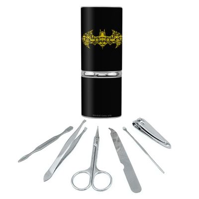 Batman Batman Icons Logo Stainless Steel Manicure Pedicure Grooming Beauty Care Travel Kit