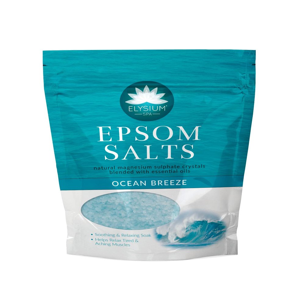 Elysium Spa Ocean Breeze Epsom Salts 450g For soothing & Relaxing Bath