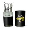 Beetlejuice It's Showtime Stainless Steel Manicure Pedicure Grooming Beauty Care Travel Kit view 2
