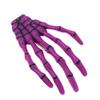 10Pcs Skeleton Hands Hair Clips 3" Halloween Party Hand Bone Shape Hair dress Accessories, Purple view 3