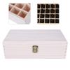 32-compartment wooden essential oil storage container, custom display box, environmentally friendly and safe packaging, suitable for SPA salons and personal use, 28.2 x 168.2 cm. view 4