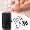 12Pcs/Set Stainless Steel Sharply Nail Cutter, Manicure Nail Clipper Set Nail Grooming Kit for Men Women with Container Case view 4