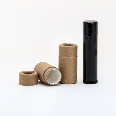 1/5 OZ Kraft Paperboard Lip Balm/Salve/Cosmetic/Lotion Tubes (2500)