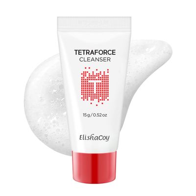 TETRAFORCE Acne Care Foam Cleanser for Calming and Clearing Irritated Skin with Cica Tea Tree Extract Deep Cleansing Face Wash for all Skin types Korean Skincare(150g,5.29oz) K beauty