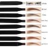 Guapa Microblading Eyebrows Pencil Waterproof Pull Cord Peel-off Brow Pencil Set for Marking, Filling and Outlining, Tattoo Makeup and Permanent Makeup Eye Brow LIner Beauty (5pcs, Black) view 4