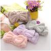 Giwotu Flannel Soft Bow Rabbit Ears Headband Women Turban Cute Holder Hair Bands Hair Band Headwear Hair 22 view 2