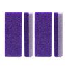 4 Pcs Foot Exfoliator Pedicure Tool Foot Callus Remover Scrubber (Purple) view 1
