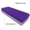 4 Pcs Foot Exfoliator Pedicure Tool Foot Callus Remover Scrubber (Purple) view 3